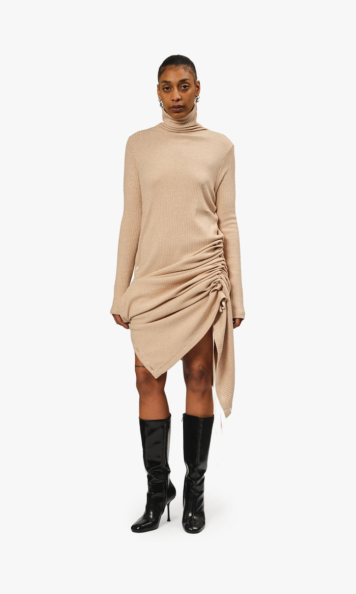 BAHAMUT TURTLENECK DRESS